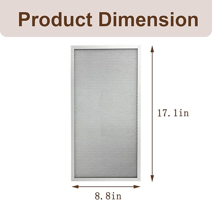 2 Packs MERV-8 Dehumidifier Filter Sets Replacement for AlorAir Basement & Crawl Space Dehumidifiers Sentinel HDi65, Sentinel HD55S and Sentinel HD55