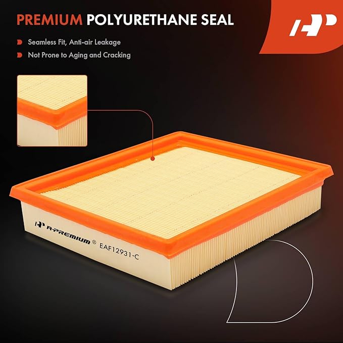 A-Premium Engine Air Filter Compatible with Nissan Pathfinder 2021-2023 & Infiniti QX60 2022-2023, 3.5L, Replace# 16546-6TA0A, PA99868
