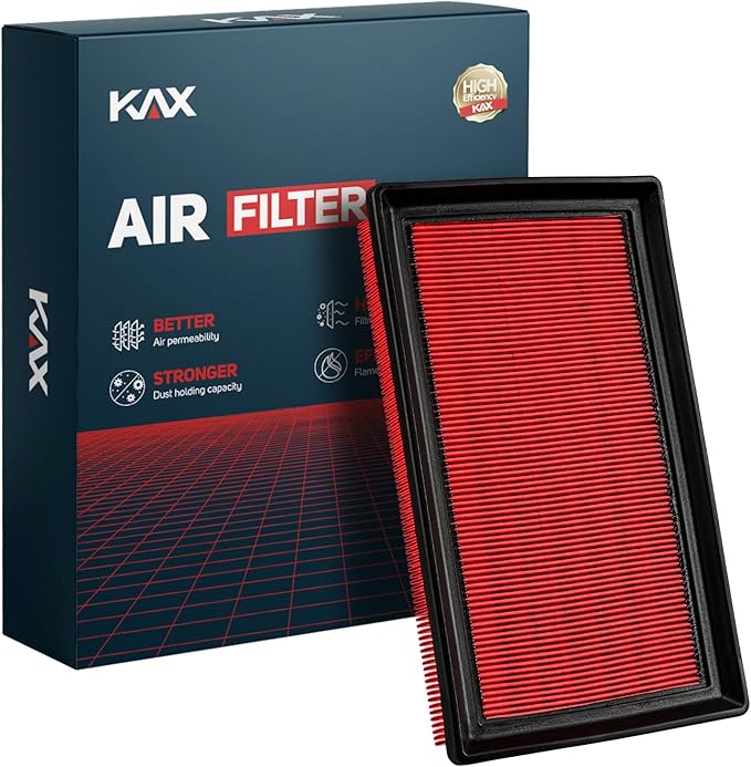 KAX Premium Engine Air Filter, CA12296 Replacement for Hyundai Accent 2018 2019 2020 2021 2022， Kia Rio 2018-2023, Advanced Air Filter Media, Increased Acceleration