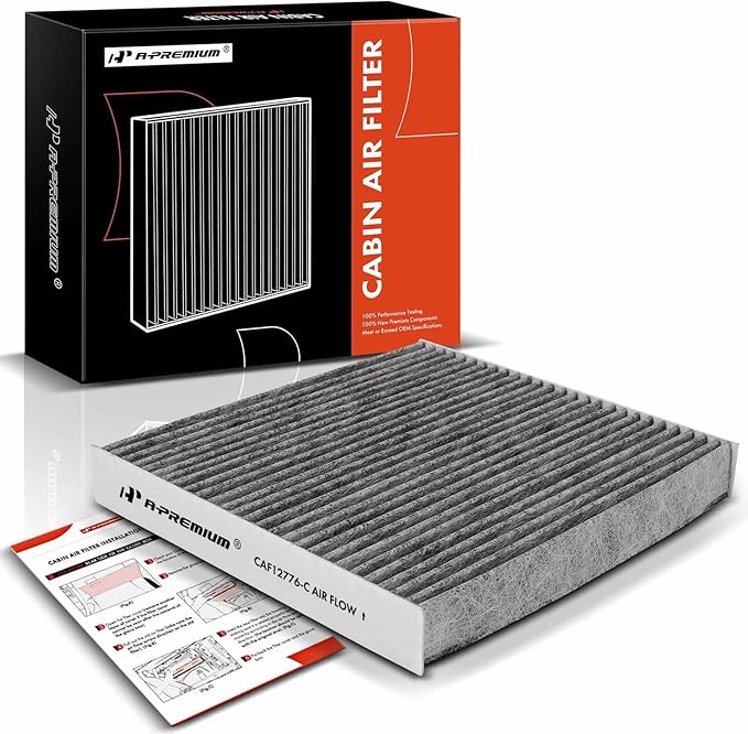 A-Premium Cabin Air Filter with Activated Carbon Compatible with Ford Ranger 2019 2020 2021 2022 2023 2.3L, Replace# KB3Z19N619A