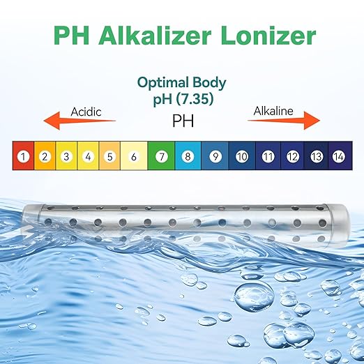 5Pcs Hydrogen Stick, Alkaline Water Stick PH Alkalizer Ionizer Portable Hydrogen Mineral Purifier Stainless Steel Minerals Wand Water Purifier Filter