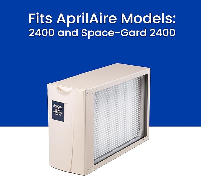 AprilAire 401 Replacement Furnace Filter for AprilAire 2400, Space-Gard 2400 Whole-House Air Purifiers - MERV 10, 16x25x6 Air Filter (Pack of 2)