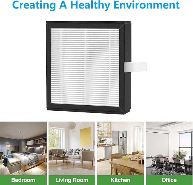 Q10 Replacement Filter Compatible with Afloia Q10 Air Purifier & Dehumidifier 2-in-1 HEPA & Activated Carbon Filter for Home Bedroom Bathroom, 4 Pack