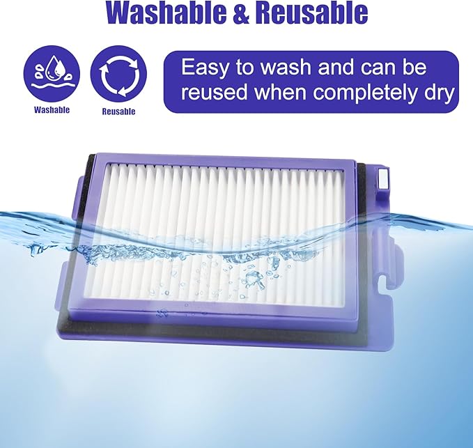 Filter Replacement For Eufy Robovac X8 Robot Vacuum, Accessories For Eufy X8 hybrid Vacuum Filter(6Pack)