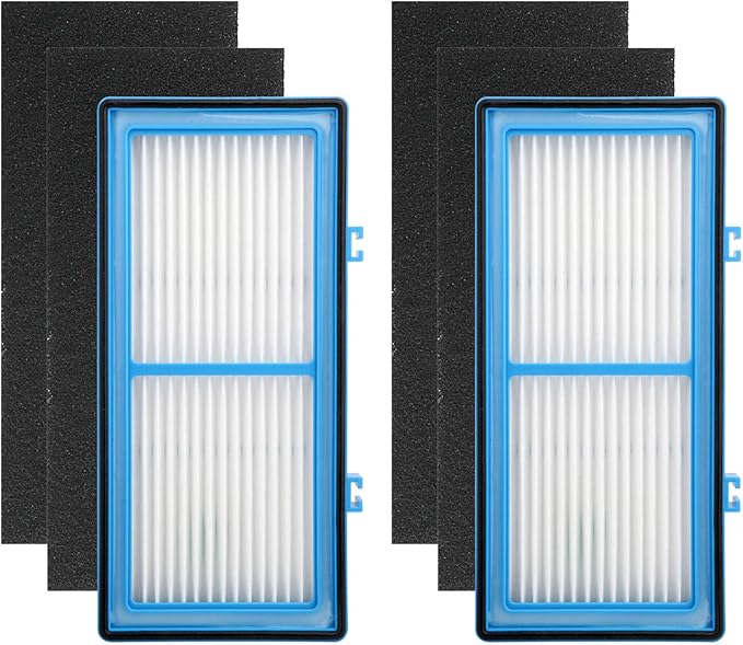 Colorfullife Aer1 Filter Replacement for Holmes Air Purifiers AER1 Type Total Air Filter Replacement Filters for HAPF30AT and HAP242-NUC, 2 True HEPA Filters + 4 Carbon Booster Filters