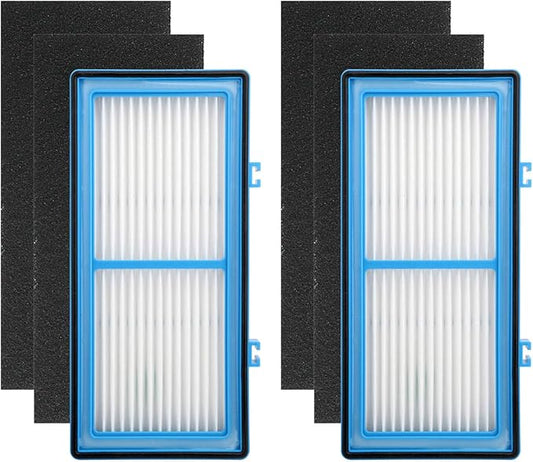Colorfullife Aer1 Filter Replacement for Holmes Air Purifiers AER1 Type Total Air Filter Replacement Filters for HAPF30AT and HAP242-NUC, 2 True HEPA Filters + 4 Carbon Booster Filters