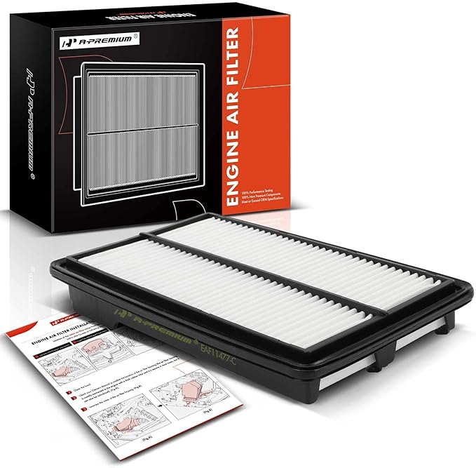A-Premium Engine Air Filter Compatible with Acura TLX 2015-2020 & Honda Accord 2013-2017, V6 3.5L, Rigid Panel, Replace# 172205G0A00