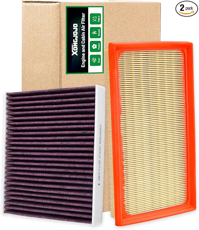 Engine Cabin Air Filter for RAV4 Hybrid 2019-2025,Highlander Hybrid 2020-2025,Sienna Hybrid 2021-2025,Camry Hybird 2018-2025,2.5L Hybrid Only,Replace CF12157 CA12289