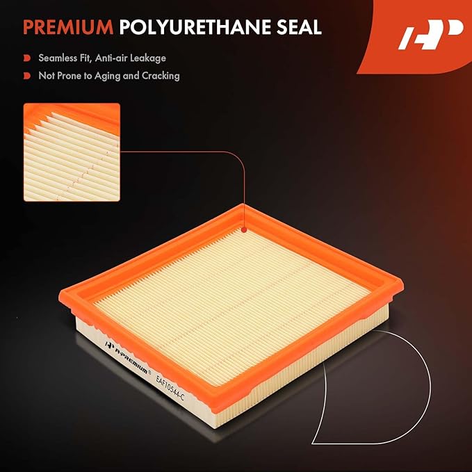 A-Premium 2-PC Engine Air Filter Compatible with Infinit EX35, EX37, G25, G35, G37, Q40, Q60, QX50 & Nissan 350Z, 370Z, 2007-2020, Replace# 16546JK20A