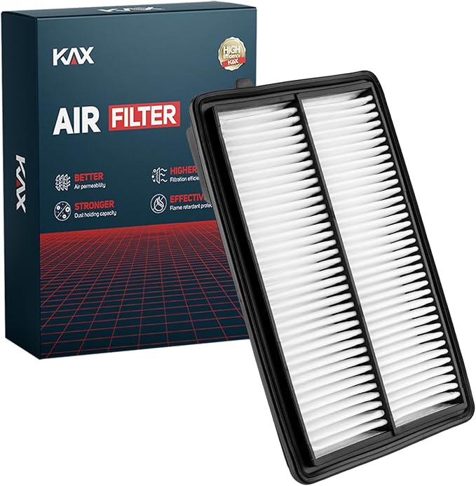 KAX Engine Air Filter, CA11477 Replacement for Accord V6 3.5L 6 cyl 2013 2014 2015 2016 2017, TLX V6 3.5L 2015 2016 2017 2018 2019 2020, Advanced Air Filter Media, Increased Acceleration