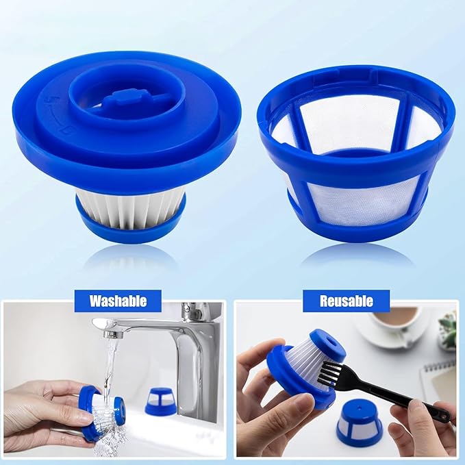 4 Pcs HEPA Filter Accessories for Eufy HomeVac H11 and H11 & H20 Cordless Handheld Vacuum Cleaner