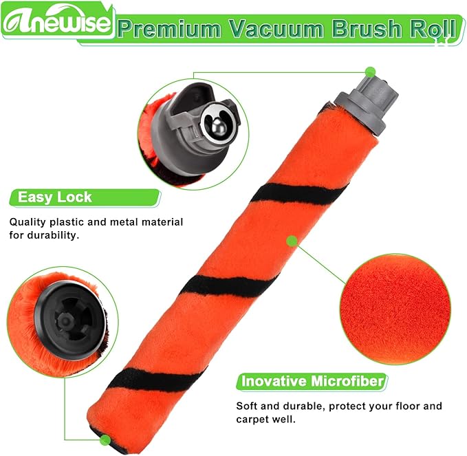 Filter Replacement for Shark ION Flex Duo Clean IF100 F80 UF280 IF200 IF201 IF202 IF203Q IF252 IF281 IF282 Cordless Vacuum, 2 HEPA + 4 Foam Felt Filters +1 Brush, Part # XPREMF100 & XPSTMF100
