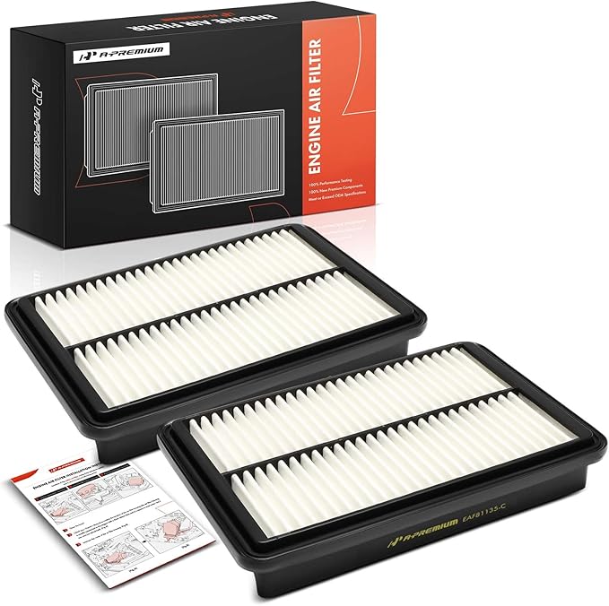 A-Premium 2-PC Engine Air Filter Compatible with Hyundai Nexo 2019-2025