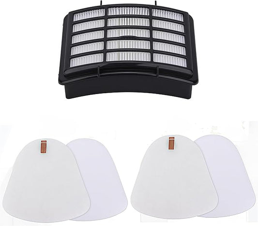 Vacuum Filters Replacement for Shark Navigator Lift-Away Vacuum NV350,NV351,NV352,NV355,NV360,NV370, UV440,UV490,UV540 vacuum,1 HEPA Filter, 2 Foam & 2 Faux Felt Filters - Replacement XFF350 XHF350