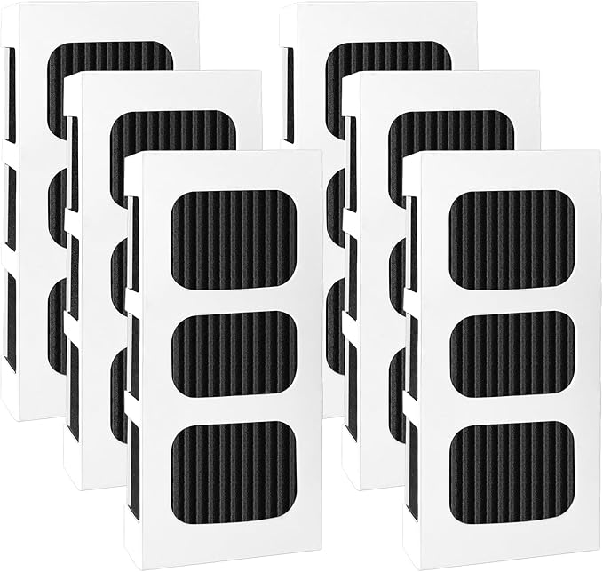 Paultra2 Refrigerator Air Filter for Frigidaire Pureair Ultra 2, Electrolux 242047805, 5303918847, EAP12364179, 6 Pack