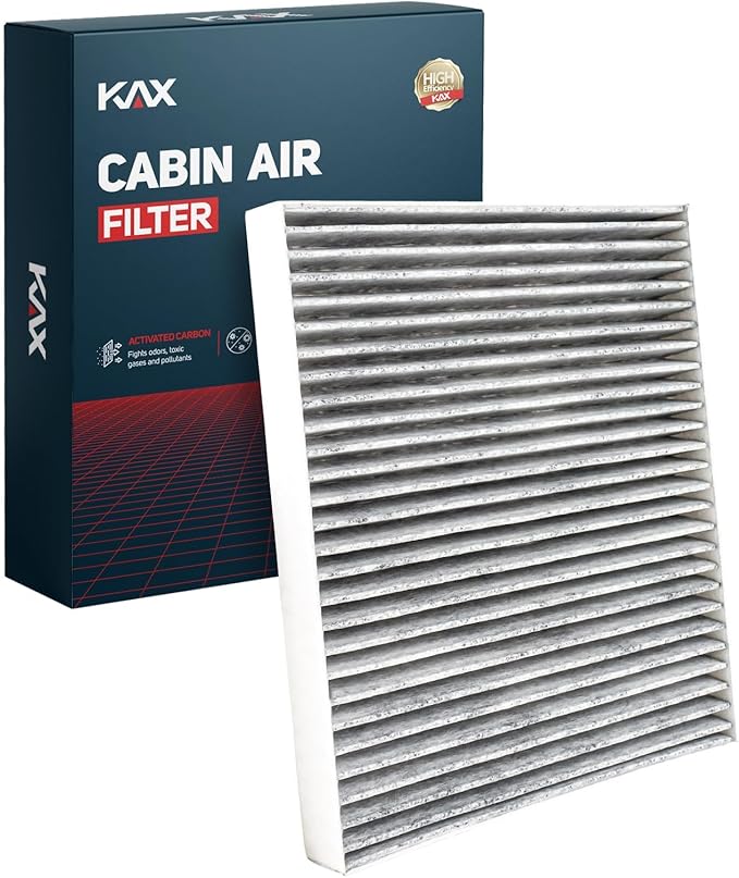 KAX Cabin Air Filter with Activated Carbon, CF11175 Replacement for Mazda 6 2009 2010 2011 2012 2013, Passenger Compartment Air Filter, Filter Up Dust Pollen