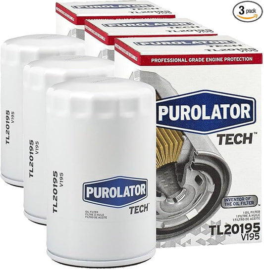 PurolatorTECH Spin On Oil Filter (Pack of 3)