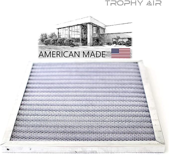 | Merv 8 | Washable Furnace Filter | Lifetime HVAC & Furnace Air Filter | Washable | Superior particle-holding Ability | Premium Quality Aluminum | 20x24x1