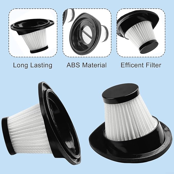 Vacuum Cleaner Filter, Replacement Handheld Vacuum For VL188 VL189 For Cordless Vacuum Cleaner(2 PACK)