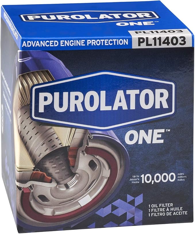 Purolator PL11403 PurolatorONE Advanced Engine Protection Spin On Oil Filter Compatible With Chevrolet Equinox, Malibu, Cruze, Impala, Corvette, Camaro, GMC Terrain, Buick Envision and Cadillac ATS