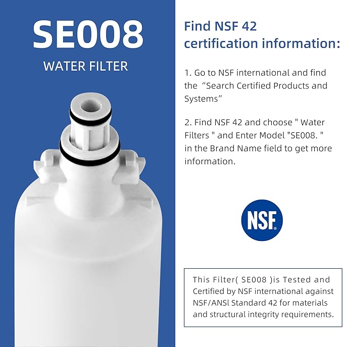 Adq360061 Water Filter Replacement for LG Refrigerator Lt700p Adq36006101 Lfds22520s,Fit Kenmore 9690 469690 Adq36006102 Lfxc24726s Lfxc29626s Rwf1200a Water Filter, 3-Pack