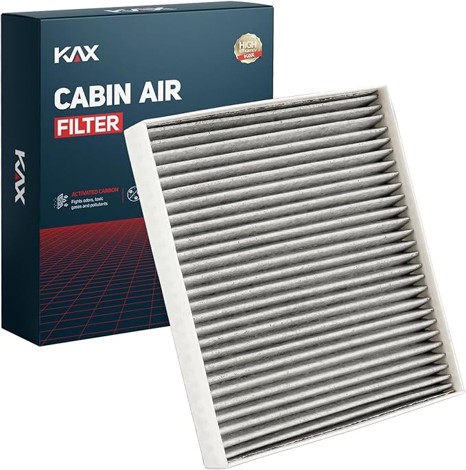 KAX Cabin Air Filter with Activated Carbon, CF12151 Replacement for Hyundai Sonata 2015-2019 1.6T/2.0T/2.4L, for Kia Cadenza 2020, Passenger Compartment Air Filter