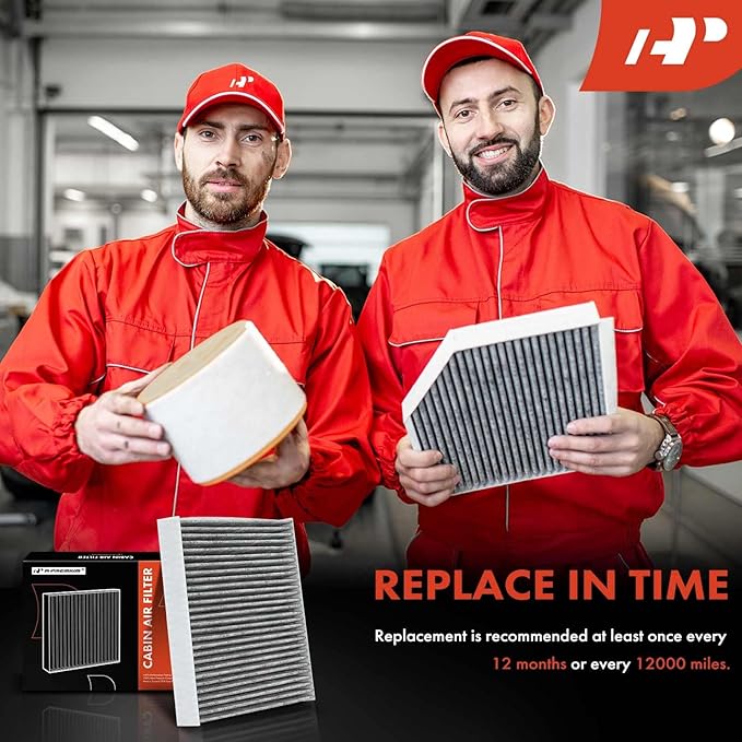 A-Premium Cabin Air Filter with Activated Carbon Compatible with Ford Escape 2013-2019, Focus 2012-2018, Transit Connect 2014-2022, C-Max 2013-2018, GT 2017-2022 & Lincoln MKC 2015-2019