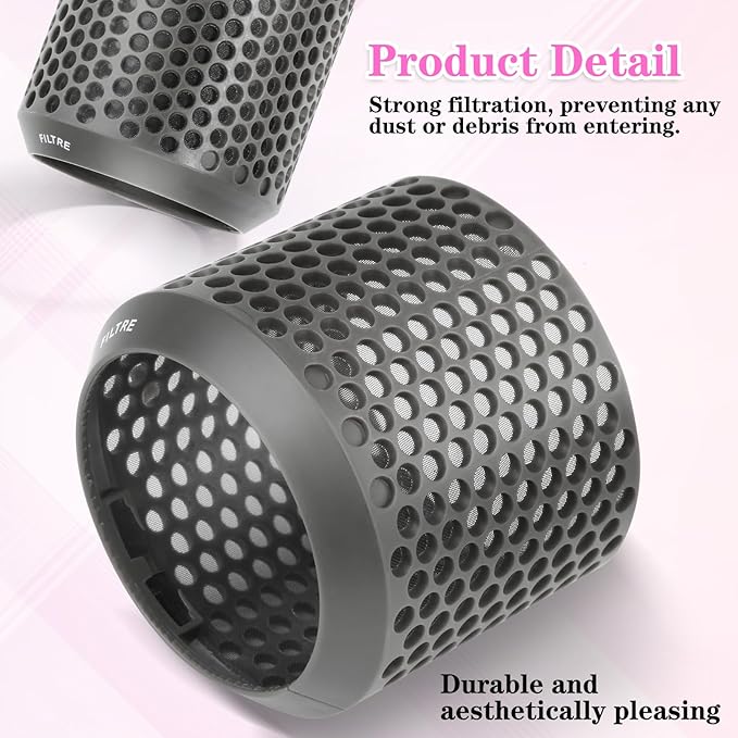 Outer Filter Cover Replacement for Dyson Airwrap Hair Styler HS01 HS05 HS08 Models Outer Strainer Magnetic Filter Cage Replacement Parts