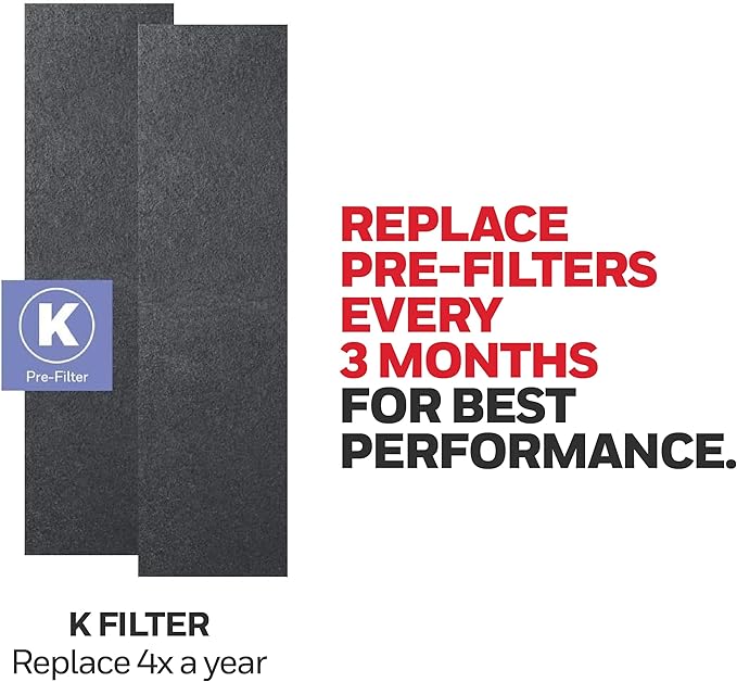 Honeywell Household Odor & Gas Reducing Pre-filter, 2 Pack