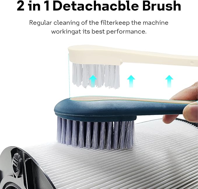 Leemone True HEPA+Carbon Filter 2-Pack Replacement for Dyson HP1 PH01 PH02 PH03 HP06 TP06 HP07 TP07 HP09 TP09 HP10 TP10 360° Combi Glass Purifying Fans, 2-in-1 Replacement Filters, 2 Pack