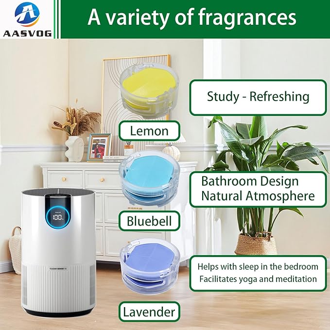 [6 Pack] for Shark Odor Neutralizer Cartridge AZ3002 HZ3002 HP302 HP152 Accessories Replacement Shark Air Purifier Odor Neutralizer Cartridge. Part number-1541fc3000 (A variety of fragrances)