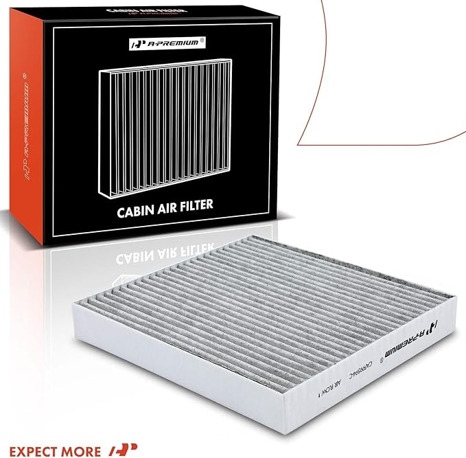 A-Premium Cabin Air Filter with Activated Carbon Compatible with Hyundai & Kia - Elantra 2021-2023, Ioniq 5 2022-2024, Santa Fe 2021, Sonata 2020-2023, Tucson 2024, K5 2021 2023-2024
