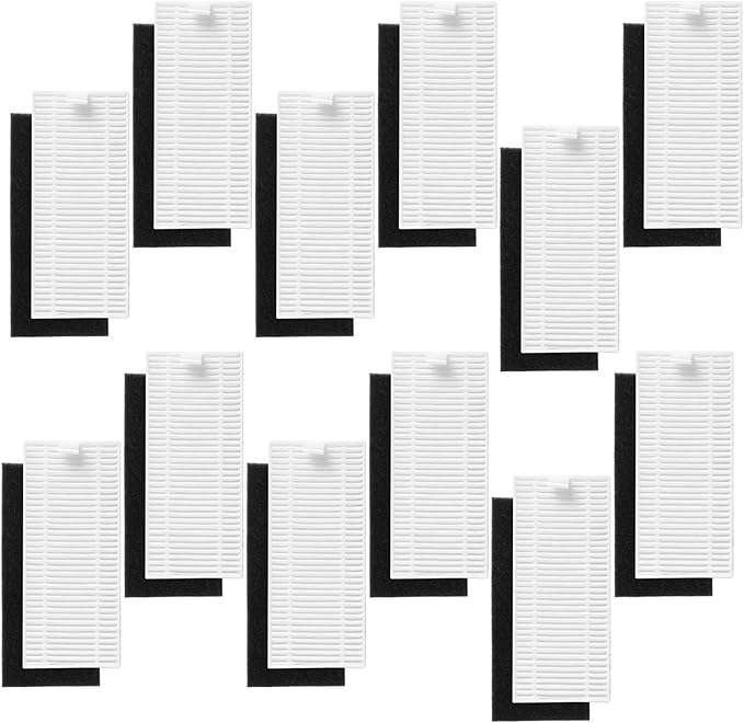 Filter Replacement Parts Compatible with XIEBro K10, HR1010 Robot Vacuum Cleaner Accessories 12 Pairs