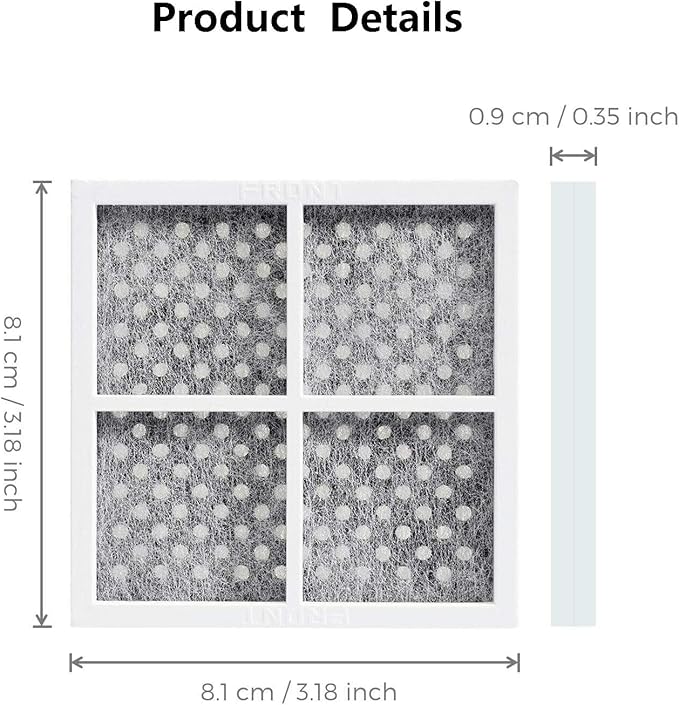 𝙐𝙥𝙜𝙧𝙖𝙙𝙚𝙙 Refrigerator Air Filter Replacement for LG LT120F Kenmore Elite 469918 Replace with LT120F LFX31925ST LFX31925SW LFX31925SB LFX25991ST LFX31945ST LFX329345ST LFX33975ST(Pack of 2)