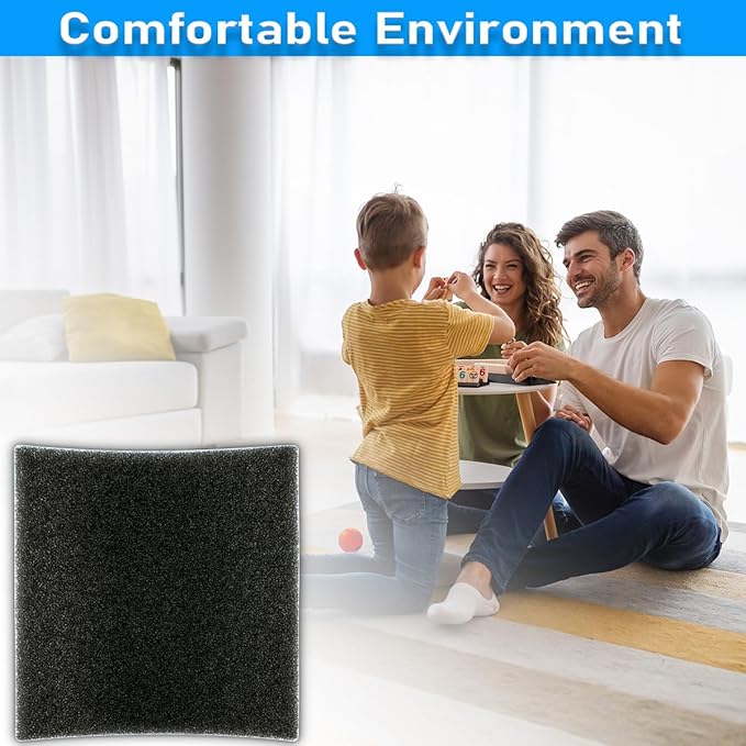 CF-1 HEPA Filters for Kenmore 81002, 20-81002, 86880, 86883, 20-86883, 2086883, 8175084 Canister Vacuum Cleaners, CF1 Foam Filters for Kenmore Sears Progressive, for Panasonic Models, 4 Filters