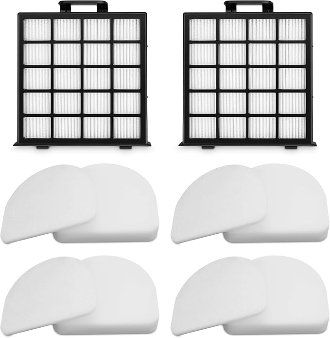AZ4002 Replacement filter for Shark Detect Pro Max Upright Vacuum AZ4000 AZ4002 AZ4000C - 2 PACK HEPA Filters+ 4 PACK Foam & Felt Filters