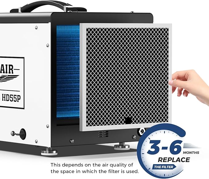 ALORAIR 1 Pack MERV-1 Filter Replacement for Crawlspaces Dehumidifier Sentinel HD55P