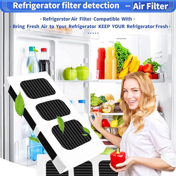 4 Pack Paultra2 Refrigerator Air Filter Replacement For Frigidaire PAULTRA2 Pure Air Ultra II refrigerator air filter,Electrolux Part 242047805, 5303918847, EAP12364179,3.8 Inch x 1.8 Inch