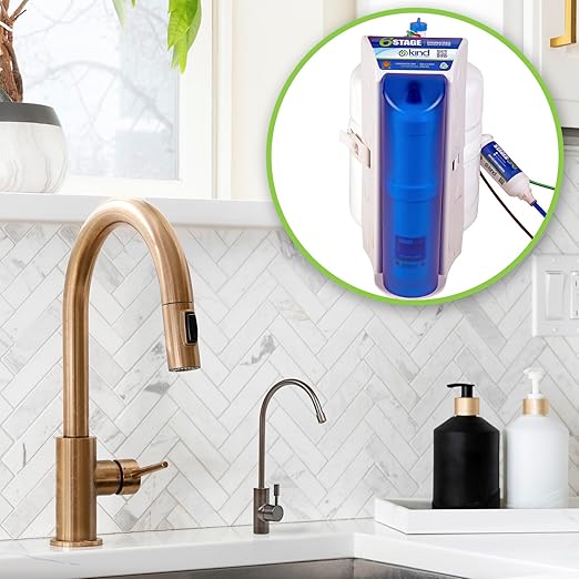 6-Stage Reverse Osmosis Drinking Water System – Under Sink Filter for Ultra-Pure, Great-Tasting Water – Removes 99% of Contaminants – Easy DIY Install