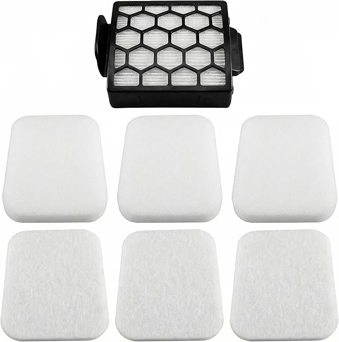 Vacuum Filters Replacement for Shark NV150 NV151 ZU62 ZU60 ZU102 NV255 NV251 Navigator Rotator Pet Pro Upright Vacuum Part 1238FT60 1239FT60. Improve Suction Filters Perfect for Pet Hair, Dirt, Dust