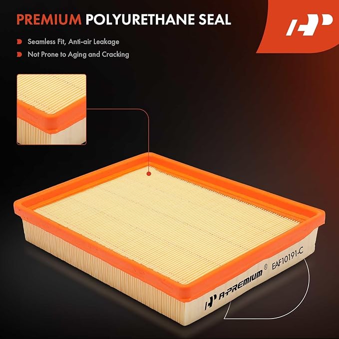 A-Premium Front Engine Air Filter Compatible with Kia Optima 2007-2010, Rondo 2007-2012, 2.4L 2.7L, Replace# XA11089