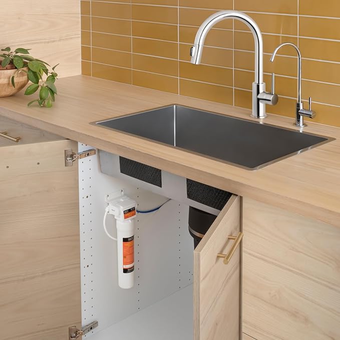 Brondell UF-15 Single-Stage Carbon Block Water Filter Replacement for Coral Under Sink Filtration System, Lasts 6 Months