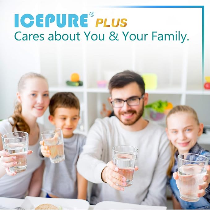 ICEPURE PLUS 5231JA2006A NSF/ANSI 53&42 Refrigerator Water Filter Replacement for LG LT600P, Kenmore 46-9990, 5231JA2006B, 5231JA2006E, LT600P-B, 469990, FML-2, LFX25975ST, LFX25960ST, 1PACK