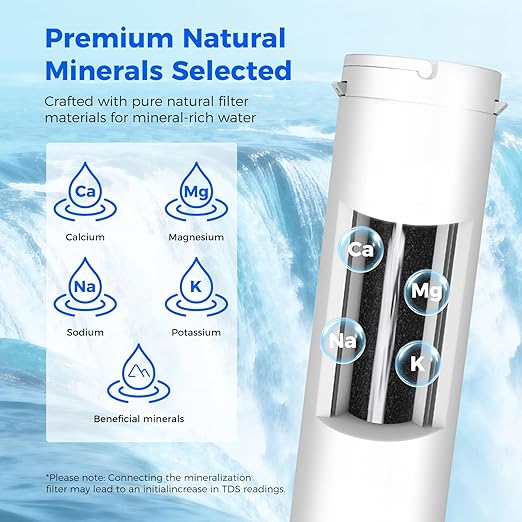 CT100-ALK Replacement Filter | 𝐀𝐥𝐤𝐚𝐥𝐢𝐧𝐞 pH+ RO Filter Cartridge for CT910/C5/CT910G Series | 100GPD 12-24 Months | NSF/ANSI372,42,58 Standards, Reduce TDS PFAS (CT100-ALK)
