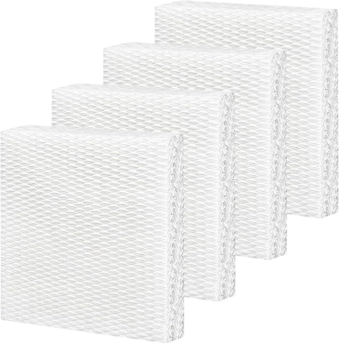 4-Pack HFT600 Humidifier Replacement Wicking Filter T for Honeywell Hev615 Hev620 Humidifier, Compatible with Honeywell HFT600 Humidifier Filter T, Replace Part# HFT600T HFT600PDQ