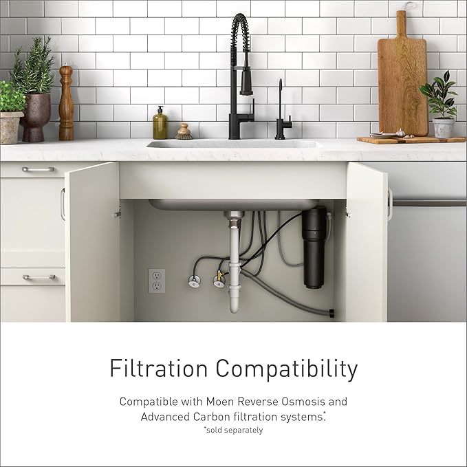Moen Sip Chrome Traditional Drinking Water Beverage Faucet with Optional Filtration System, F7620