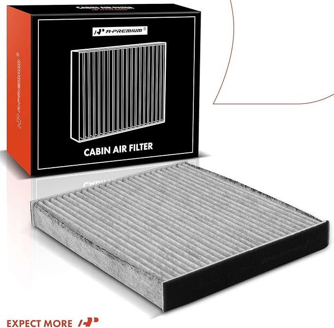 A-Premium Cabin Air Filter with Activated Carbon Compatible with Lexus GS300 2001-2005, GS430 2001-2005, LS430 2001-2006, SC430 2002-2010, Replace# 8713950030