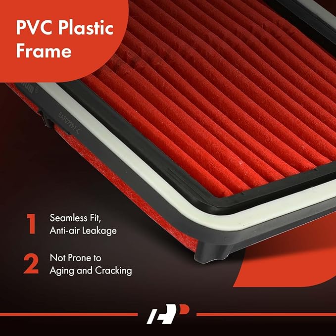 A-Premium High-performance, Pre-oiled Engine Air Filter Compatible with Subaru Models - Forester 2009-2018, Impreza 2008-2016, Legacy 2005-2019, Outback 2005-2019, Tribeca 2008-2014, WRX, XV Crosstrek