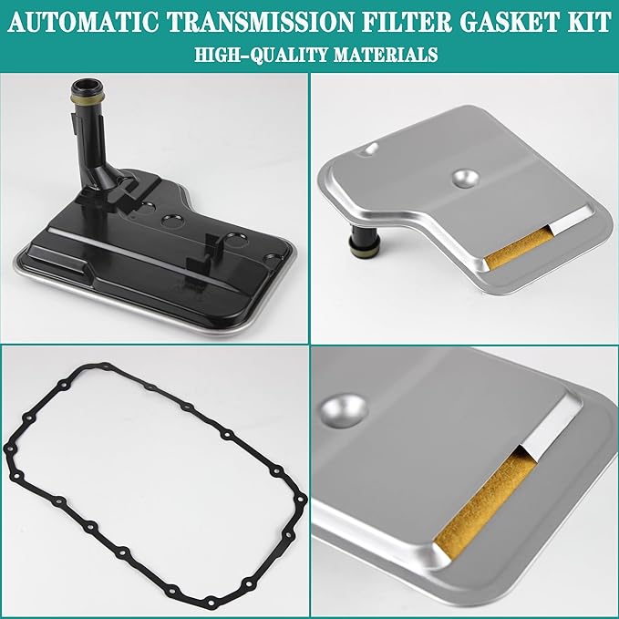 6L45E CL45E Transmission Automatic Transmission Filter Oil Pan Gasket Kit Compatible with 2007-2013 BMW 128i 328i 328xi M3 X3 Replaces# 24117593565 24117572618