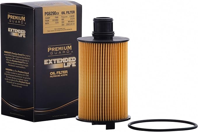 Premium Guard Extended Life Oil Filter up to 10k Miles PG6290EX | Fits 2022-2025 Land Rover Defender 110, Defender 90, 2024-2025 Defender 130, 2010-2022 Range Rover Sport, Range Rover